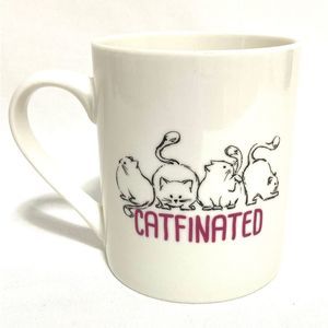 Catfinated Funny Cat Lover Coffee Mug Cup 18oz